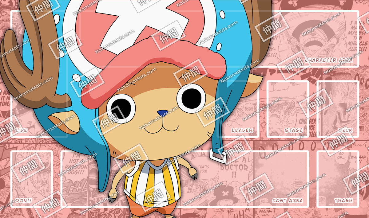 Chopper Playmat with Pink Background