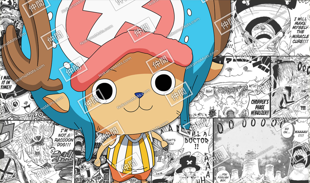 Chopper Playmat with White Background