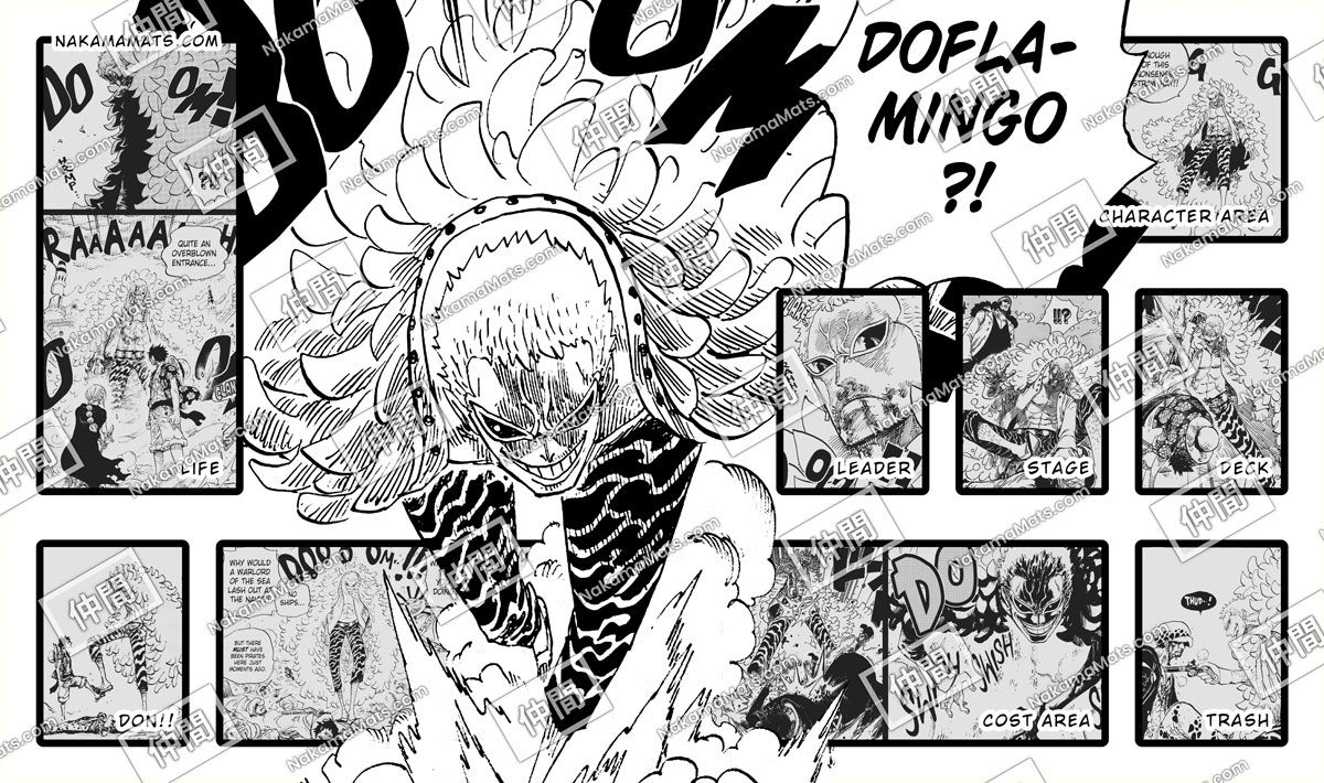 Black and White Doflamingo Playmat