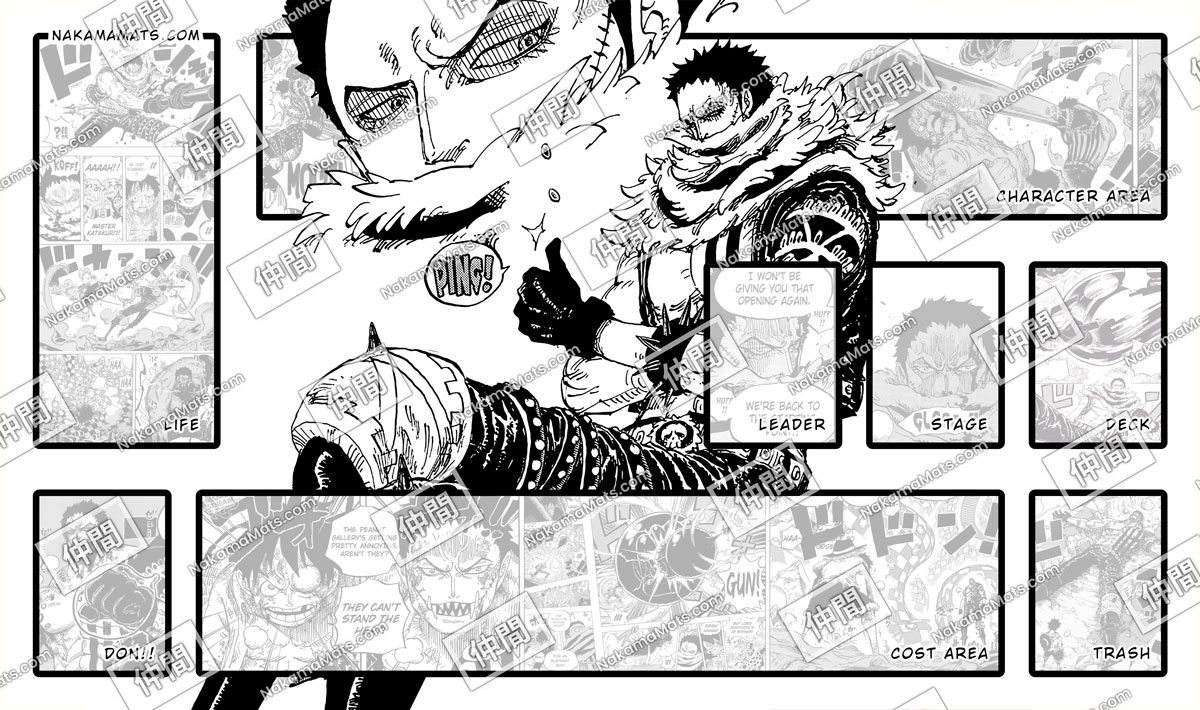 Katakuri playmat with zones